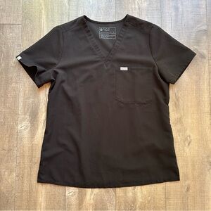 Figs Catarina Scrub Top, Medium, Black